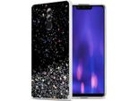 Cadorabo Custodia Per Huawei Mate 20 Lite Cover Protettiva In Nero Custodia Per Telefono Cellulare Tpu Custodia Glitter Cover Glitter