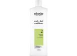 Nioxin - Sistema 2 - Balsamo Rinforzante Per Capelli E Cuoio Capelluto - Capelli Naturali Per Diradamento Avanzato - Con Niacinamide (1 Litro)
