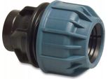 Adattatore Pp 32 Mm X 1/2" Gw, 10 Bar, Nero/Blu"