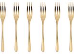 Sambonet Taste Edelstahl/Pvd Gold Kuchengabeln 6Tlg. 52553GA5
