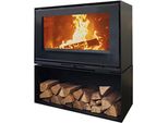 Stufa A Legna In Ghisa Nera Da 10 Kw Godin 411203Peintanthracite