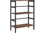 Syfax™ Libreria Rovere Fumé 60 X 29,5 X 81 Cm Legno Multistrato