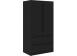 Syfax™ Mobile Da Bagno Nero 79,5 X 49 X 156 Cm Legno Multistrato