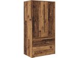 Syfax™ Mobile Da Bagno Con Cassetto Legno Vecchio 79,5 X 49 X 156 Cm