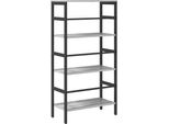 Syfax™ Libreria Grigio Sonoma 60 X 29,5 X 115 Cm Legno Multistrato