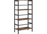 Syfax™ Libreria Rovere Fumé 60 X 29,5 X 115 Cm Legno Multistrato