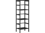 Syfax™ Libreria Rovere Nero 40 X 29,5 X 115 Cm Legno Multistrato