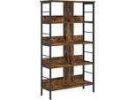 Syfax™ Libreria Rovere Fumé 82 X 32 X 144,5 Cm Legno Multistrato