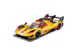 Bburago 18-16313 Ferrari 499P Lmh #83 Modellauto 1:18 Le Mans 2024 Sammlermodell