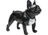 Dekofigur Kare Design "Deko Figur Gangster Dog", Schwarz, B:50Cm H:40Cm T:24Cm, Kunststoff, Polyresin, Dekofiguren