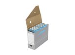Elba 100333274 Contenitore Tric, In Cartone Ondulato, 110 X 340 X 270 Mm, Grigio/Bianco
