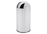 Eko - Pushcan 40 Liter - Steel - Weiß