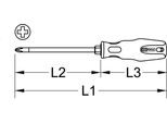 Ks Tools Cacciavite Ergotorqueplus PH1 255 Mm - 159.1154