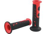 Progrip Impugnatura In Gomma "725"" Tipo: Road, 2 Componenti Rosso / Nero"