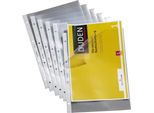 Leitz 4784-00-03 100 Tasche Per Depliant, Trasparenti, Grana