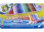 Matite Acquerellabili Jolly Jolly Supersticks Aqua 36 Pezzi