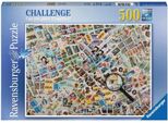 Puzzle Ravensburger - Francobolli, 500 Pezzi