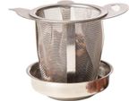 Colino Per Tè In Acciaio Inox Con Vassoio