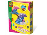 Ses Creative 1286 Figura Di Delfino In Gesso Con Glitter, Rosa, Argento