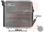 Van Wezel 43002070 Radiatore Radiatore Acqua Radiatore Motore Per Renault Super 5 (B/C40) Rapid Furgone (F40, G40) 11 (B/C37) 9 Berlina (L42) Super 5 Furgone