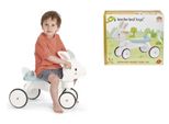 Tender Leaf - Bicicletta Di Equilibrio In Legno Coniglio - Cavalcabile Per Bambini Bianco