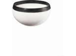 Asa Selection Onda Schale Organisch, SchüSsel, Suppenschale, Stoneware, Weiß / Schwarz, Ø 18 Cm, 61042091