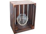 Holzkisten 3Er Set Vintage Geflammt 50 X 40 X 30Cm