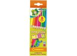 Matite Colorate Jolly Jolly Supersticks Neon 8 Pezzi