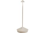 Lampada A Led Da Tavolo Pina Pro Sabbia Ricaricabile E Dimmerabile Senza Fili Zafferano