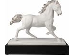 Goebel Deko-Objekt Studio 8 - Gracieux, Biskuit-Porzellan, Weiß-Platin, 28 Cm, 30800071