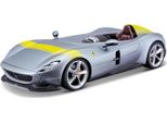 Bburago 18-36912 - Modellino Auto - Ferrari Monza SP1 Signature Edition (Argento, Scala 1:43)