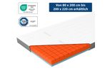 Genius Eazzzy Premium Cube Topper Reversibile 100X200X9Cm H4/H5 Topper Per Materasso