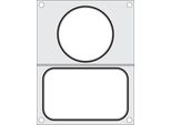 Hendi Matrize FüR Versiegelungsmaschine, Zwei BehäLter (1X 178X113 Mm, 1X ø115 Mm)