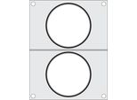 Hendi Matrize FüR Versiegelungsmaschine, Zwei Runde BehäLter (ø115 Mm)