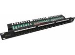 Solarix Patch Panel 24 X RJ45 CAT5E Utp S Vyvazovací LišTou 1U SX24L-5E-UTP-BK-N