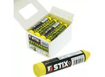 Stix 12 Pezzi Di Gesso Giallo Per Grassi, Gesso Per Pneumatici, Pennarello Per Pneumatici