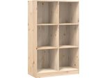 Libreria 70X33X110 Cm In Legno Di Pino Massiccio