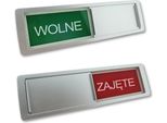 Piatto Scorrevole Combicraft Con "Wolne-ZajęTe"" In Argento 178 X 50 Mm - Set Da 5"