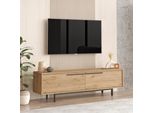 Mobile Tv 'Urejovle' A 2 Ante 160 X 36 X 45 Cm Effetto Rovere
