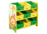 Organizzatore Di Giocattoli In Legno - Safari