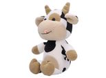 Mucca Imbottita Peluche Giocattolo Animale Carino Cartoon Bovino Vitello Bambola Per Bambini Regalo Di Compleanno (30Cm)
