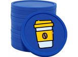 Gettoni Consumo Combicraft Coffee-To-Go Blu Scuro - Ø29Mm - 100 Pezzi