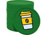Gettoni Consumo Combicraft Coffee-To-Go Verde Scuro - Ø29Mm - 100 Pezzi