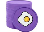 Gettoni Colazione Combicraft Viola - Ø29Mm - 100 Pezzi
