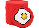 Gettoni Colazione Combicraft Rossi - Ø29Mm - 100 Pezzi