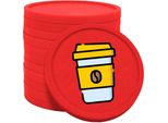 Gettoni Consumo Combicraft Coffee-To-Go Rossi - Ø29Mm - 100 Pezzi
