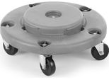 Wagen FüR Abfalleimer Rund, Amerbox, Passend FüR 691038, Hellgrau, ø455X(H)165Mm