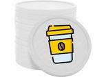 Gettoni Consumo Combicraft Coffee-To-Go Bianchi - Ø29Mm - 100 Pezzi