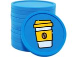 Gettoni Consumo Combicraft Coffee-To-Go Blu - Ø29Mm - 100 Pezzi