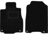 Wielganizator Tappetini Auto Velours Anteriori Adatto Per Honda CR-V Iv (2011-2018, Suv) Neri, Set 2 Pz, Con Fissaggi